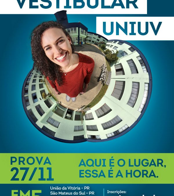 Vestibular de Verão UNIUV está com inscrições abertas