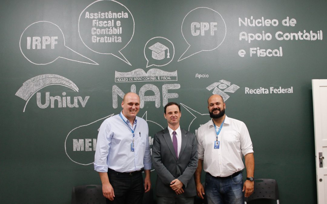 UNIUV inaugura Núcleo de Apoio Contábil e Fiscal em parceria com Receita Federal