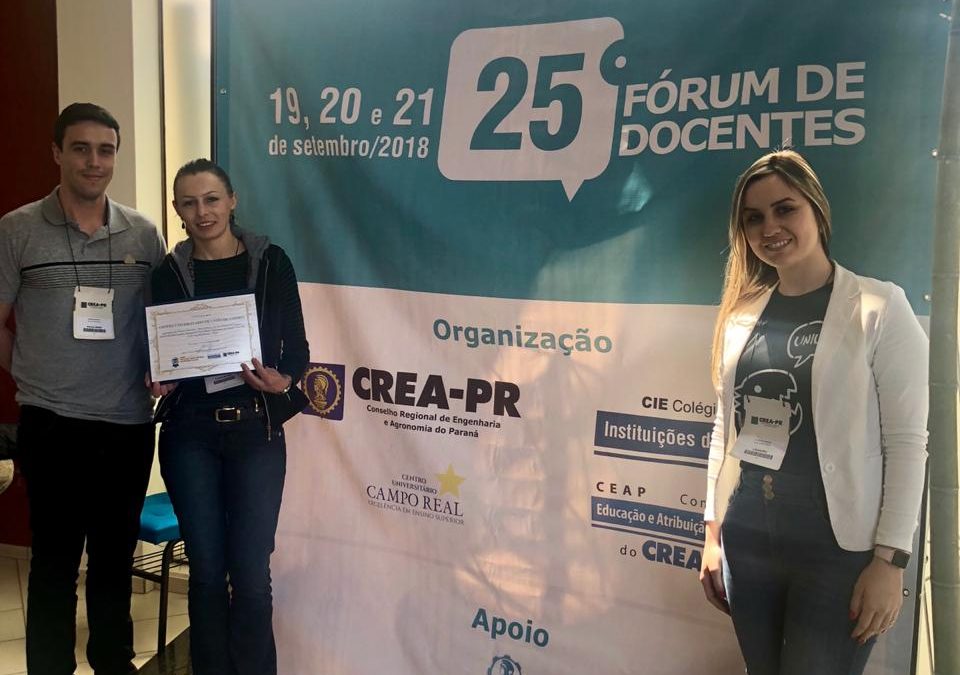 UNIUV RECEBE MAIS UM PRÊMIO DE “INOVAÇÃO E BOAS PRÁTICAS NAS INSTITUIÇÕES DE ENSINO” DO CREA-PR