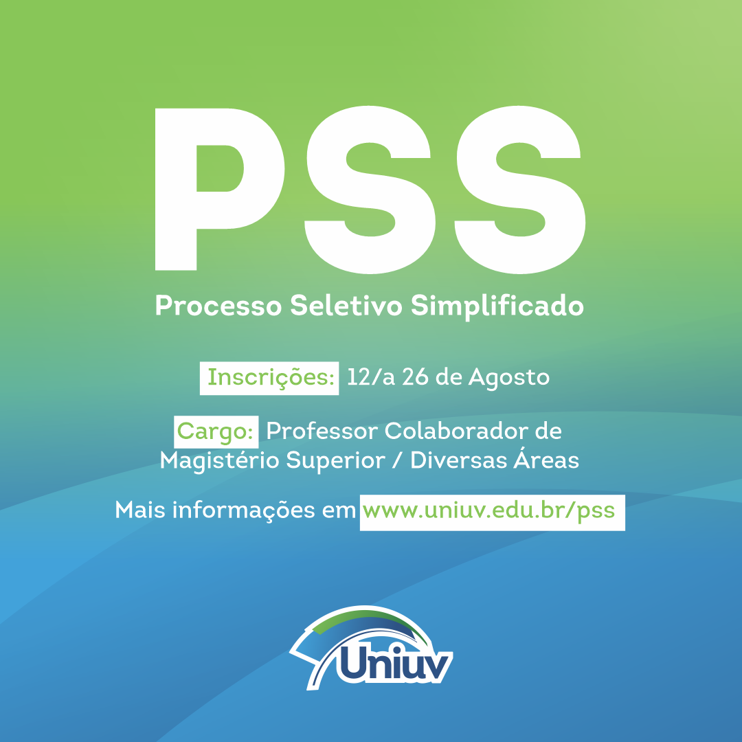 PSS Uniuv 2025