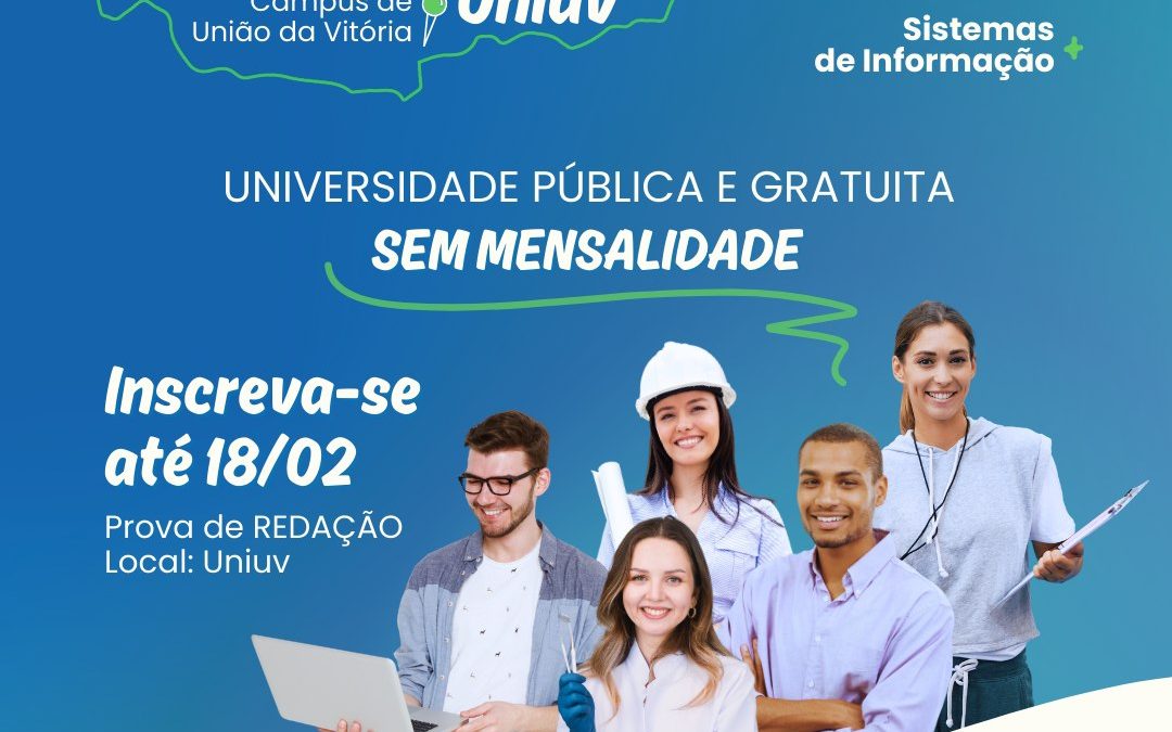 Vestibular Unespar / Uniuv Campus União da Vitória
